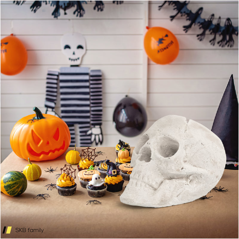 Halloween Fire Pit Skull Halloween Decoration 240515-230818