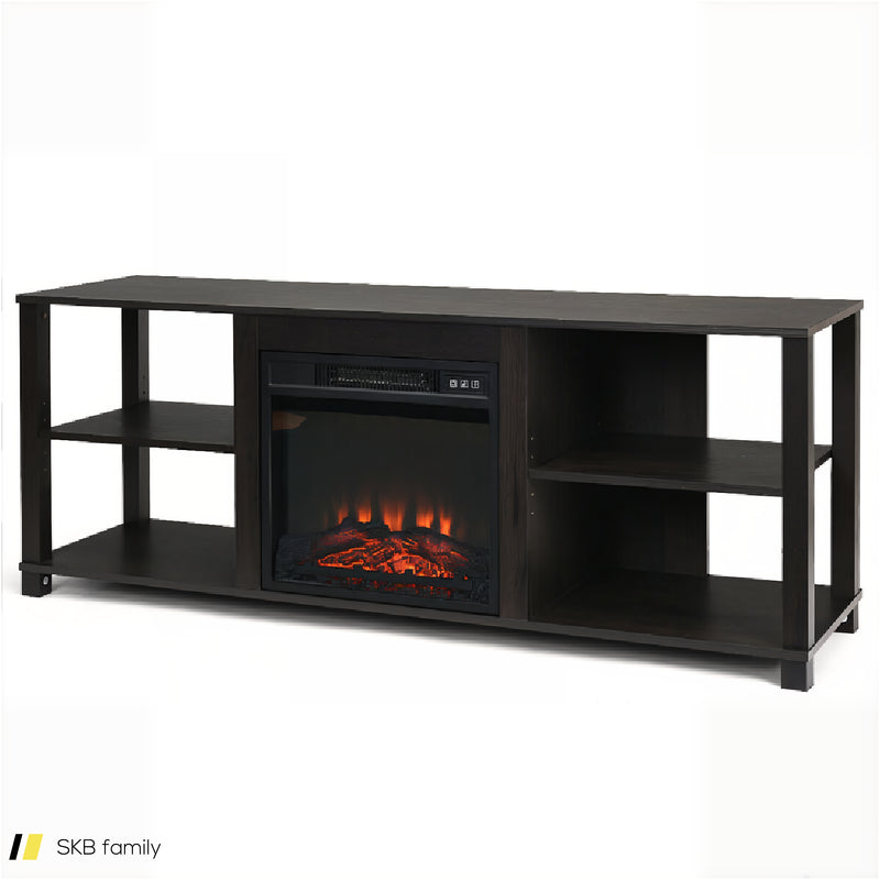 2-Tier Tv Storage Cabinet Console With Adjustable Shelves 240515-230826