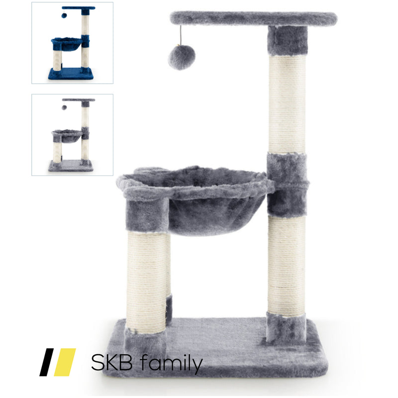 Multi-Level Cat Tree With Scratching Posts And Cat Hammock 240515-230845