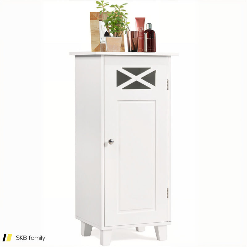 Bathroom Cabinet Free Standing Storage Side Table Organizer 240615-230860