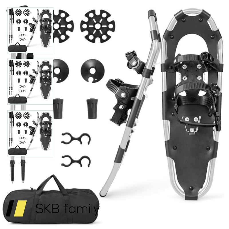 21/25/30 Inch 4-In-1 Lightweight Terrain Snowshoes With Flexible Pivot System 240615-230863