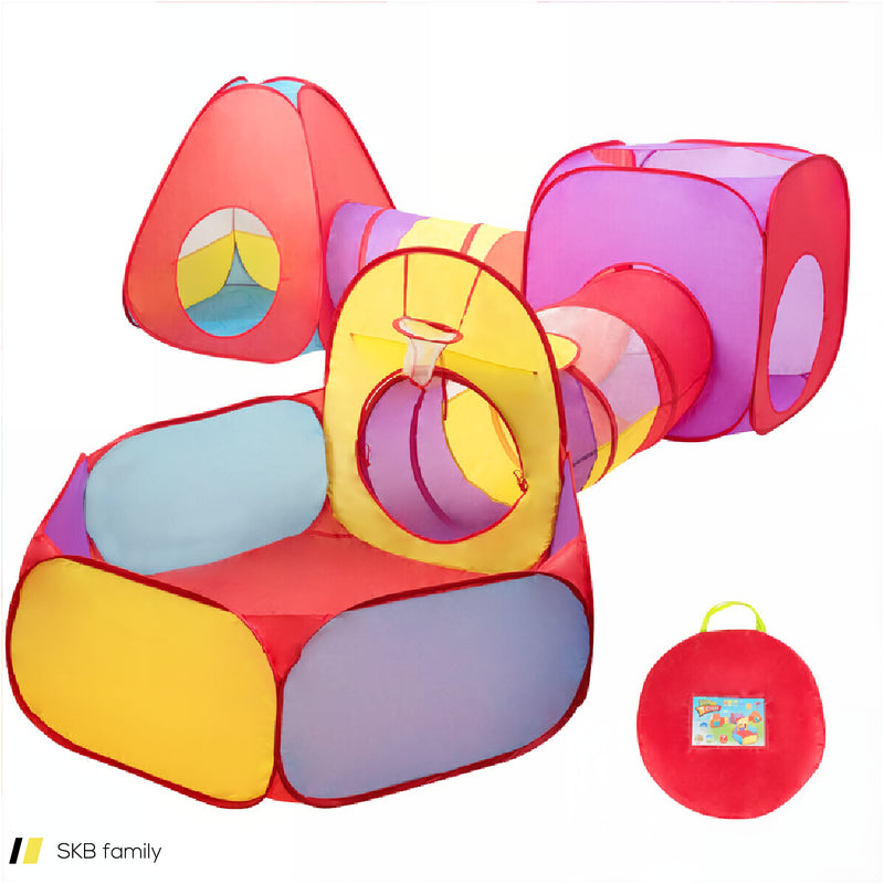 7 Pieces Kids Ball Pit Pop Up Play Tents 240615-230871