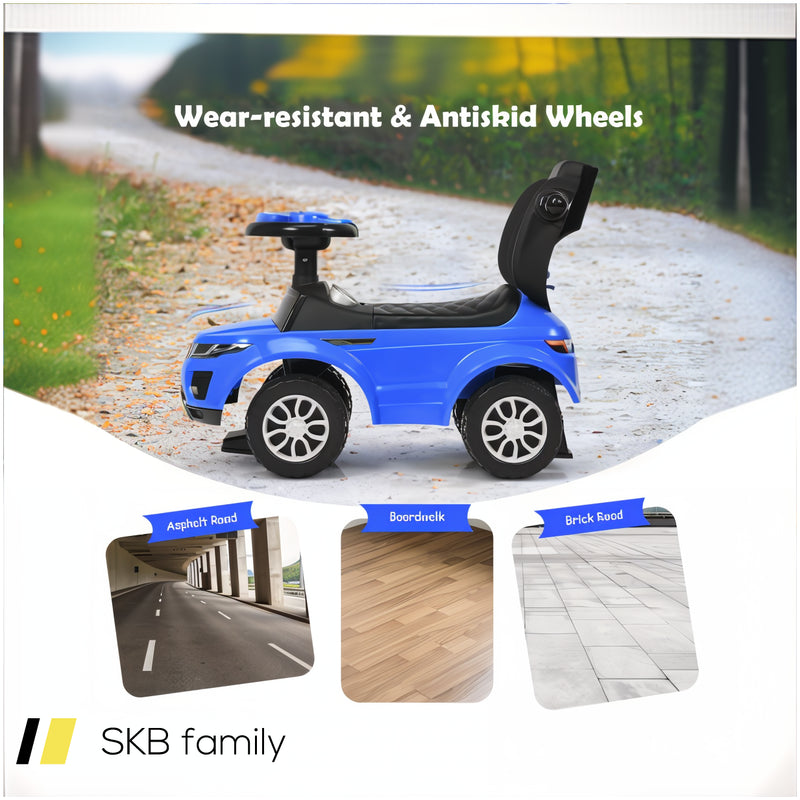 3 In 1 Ride On Push Car Toddler Stroller Sliding Car With Music 240615-230892