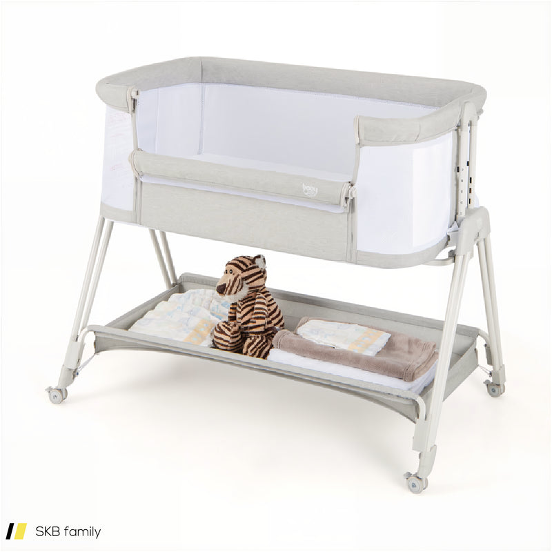 Portable Bedside Sleeper For Baby With 7 Adjustable Heights 240615-230894