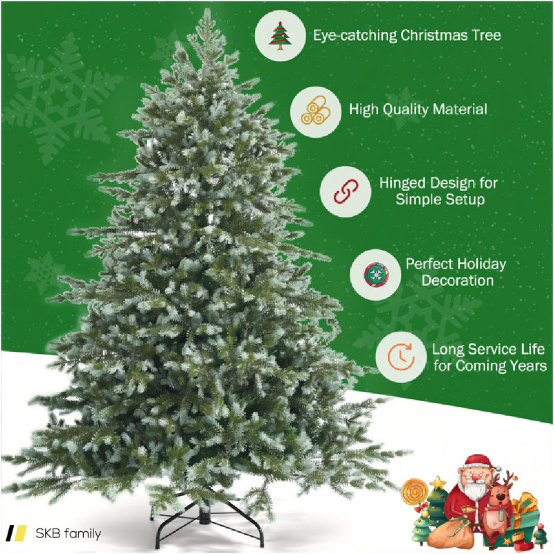 6 Feet Artificial Christmas Spruce Hinged Tree 240615-230897