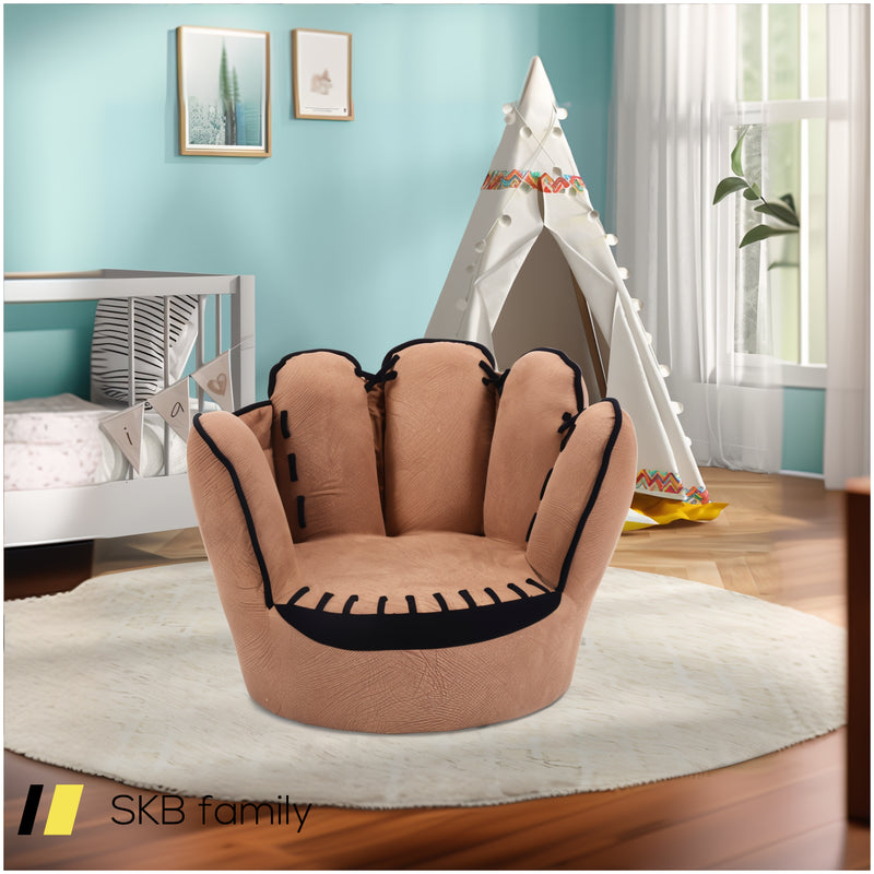 Household Five Fingers Baseball Glove Shaped Kids Leisure Upholstered Sofa 240615-230915