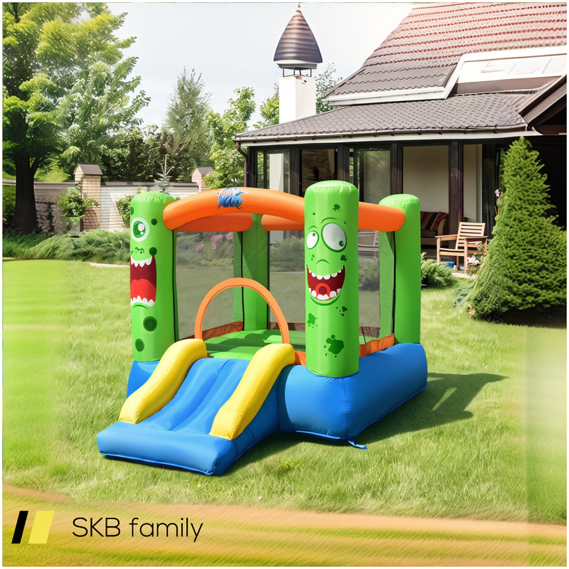 Inflatable Bounce House Jumper Castle Kid'S Playhouse Without Blower 240615-230917