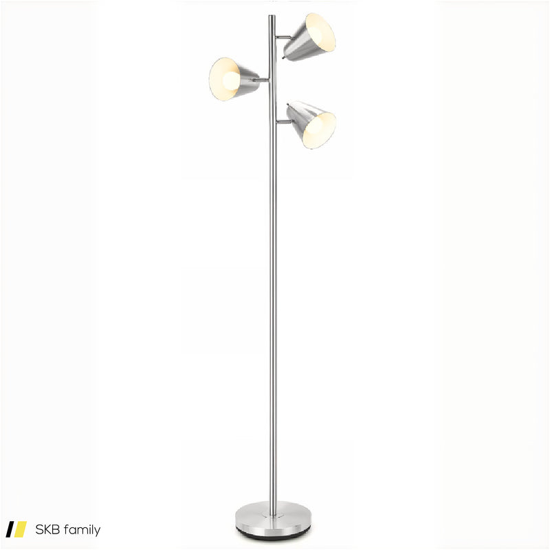 64 Inch 3-Light Led Floor Lamp Reading Light For Living Room Bedroom 240615-230920