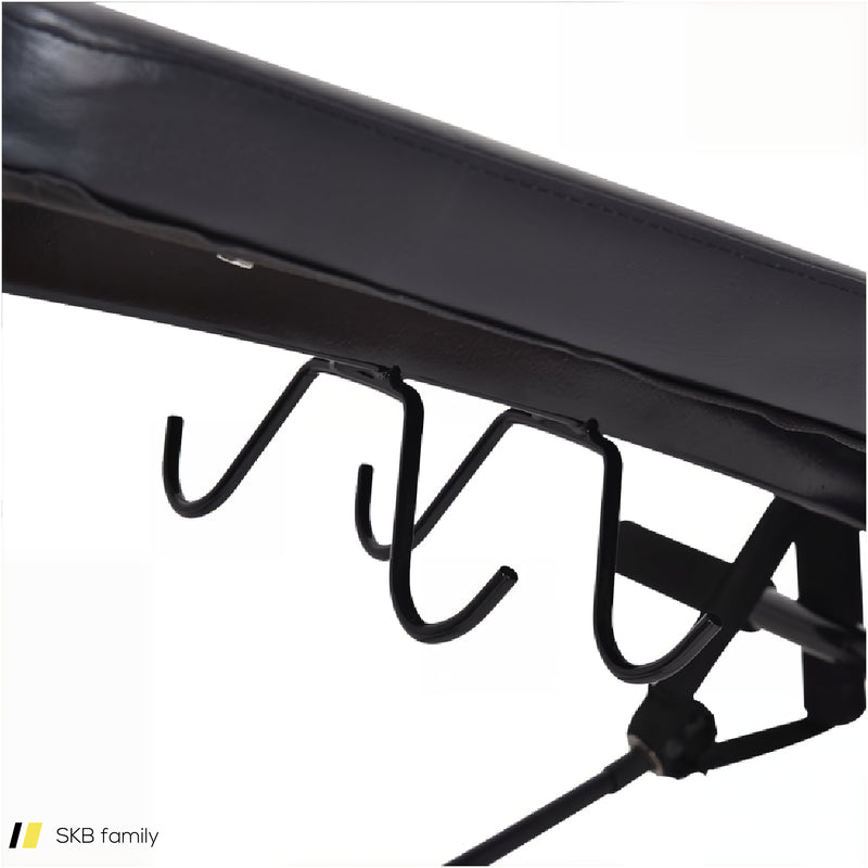 Adjustable Incline Curved Workout Fitness Sit Up Bench 240615-230922