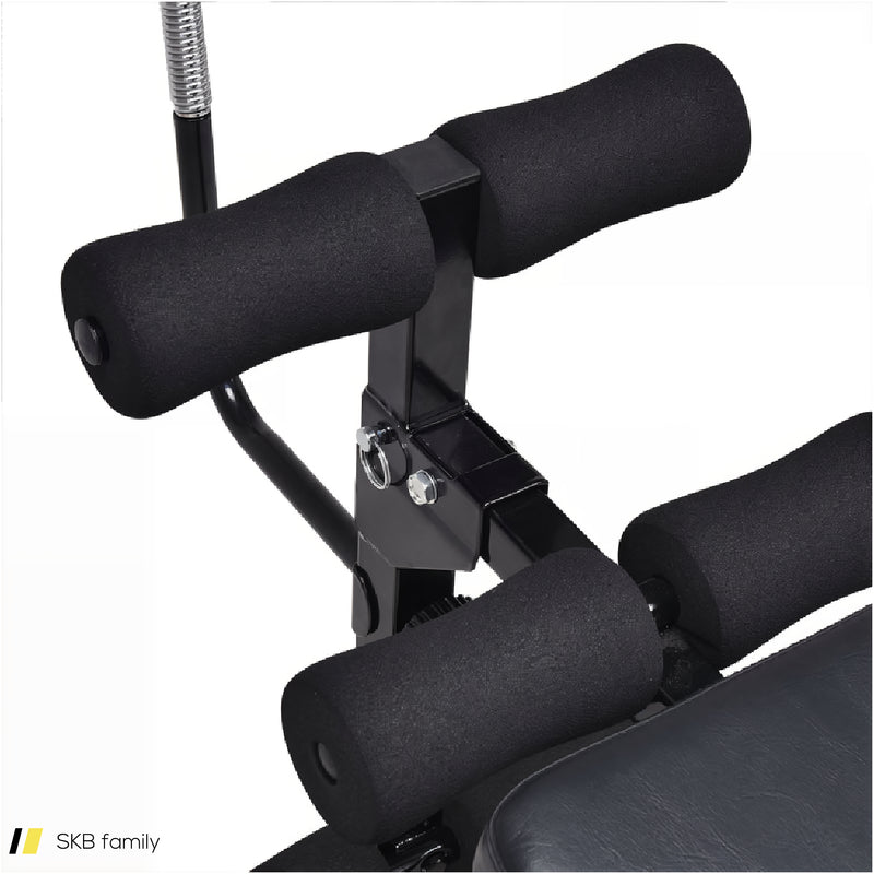 Adjustable Incline Curved Workout Fitness Sit Up Bench 240615-230922