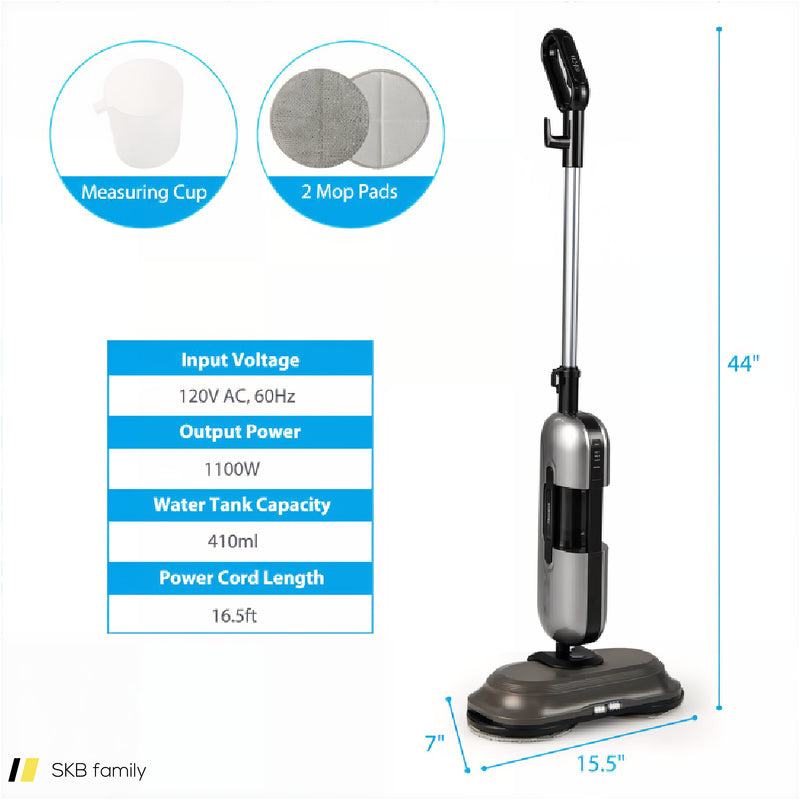 1100w Handheld Detachable Steam Mop With Led Headlights 240615-230936