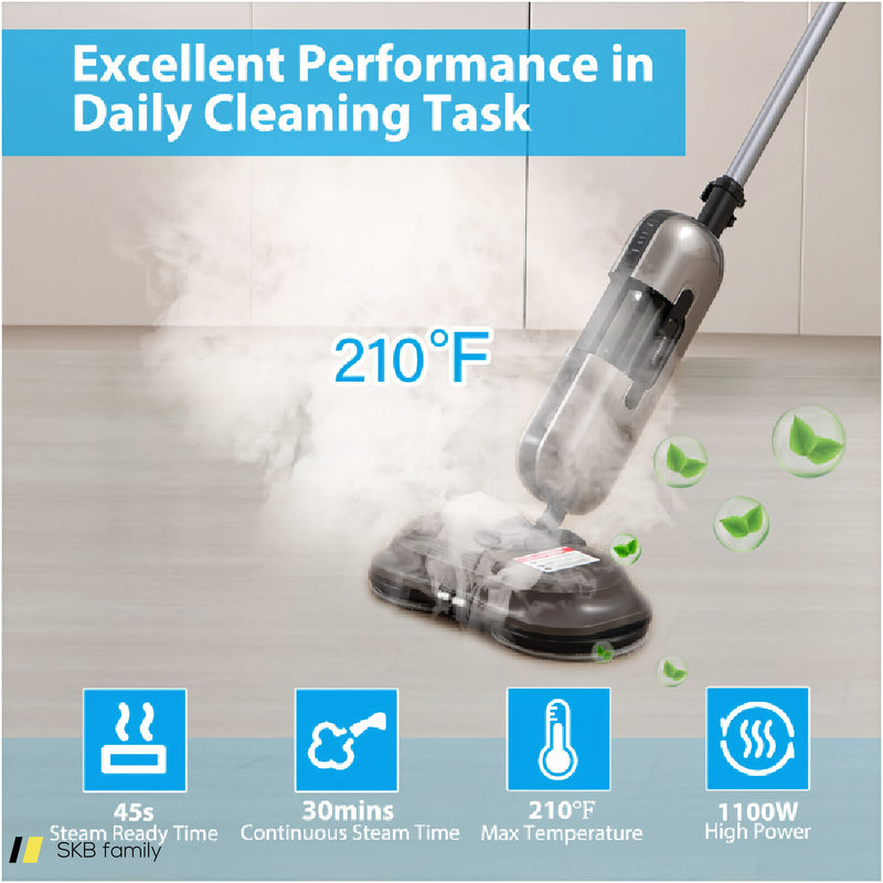 1100w Handheld Detachable Steam Mop With Led Headlights 240615-230936