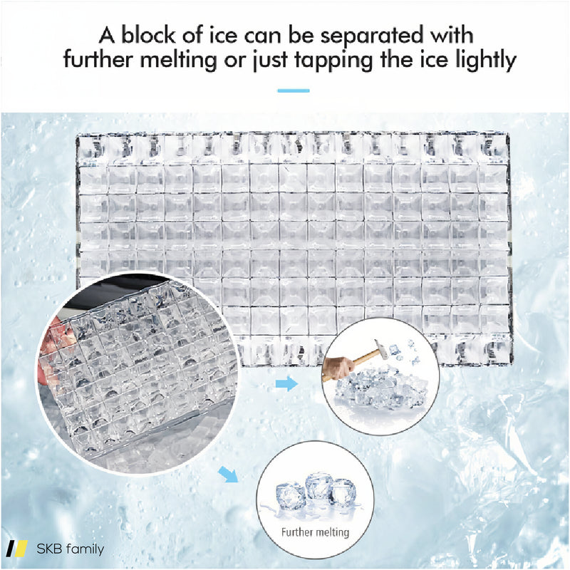 Portable Built-In Stainless Steel Commercial Ice Maker 240615-230949