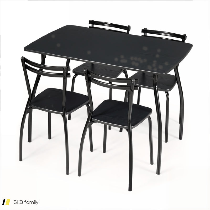 5 Pieces Dining Table Set With 4 Chairs 240615-232945